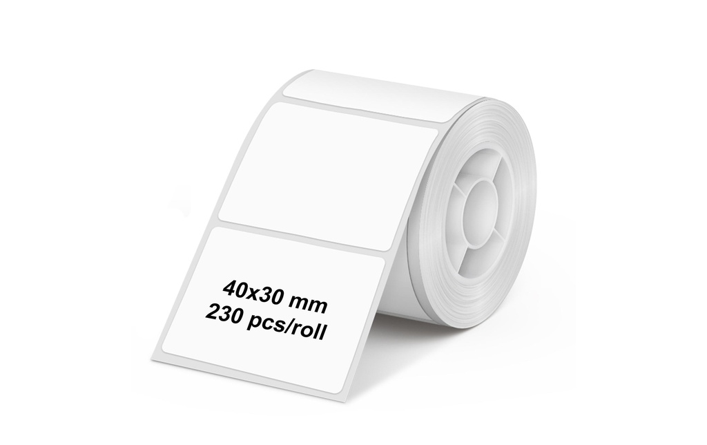 Olympia Rouleau d'étiquettes pour PM220, 40 x 30 mm, blanc