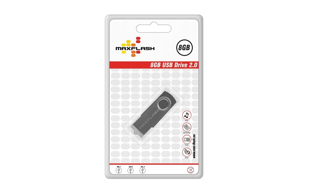 MaxFlash Clé USB Standard USB Drive 8 GB