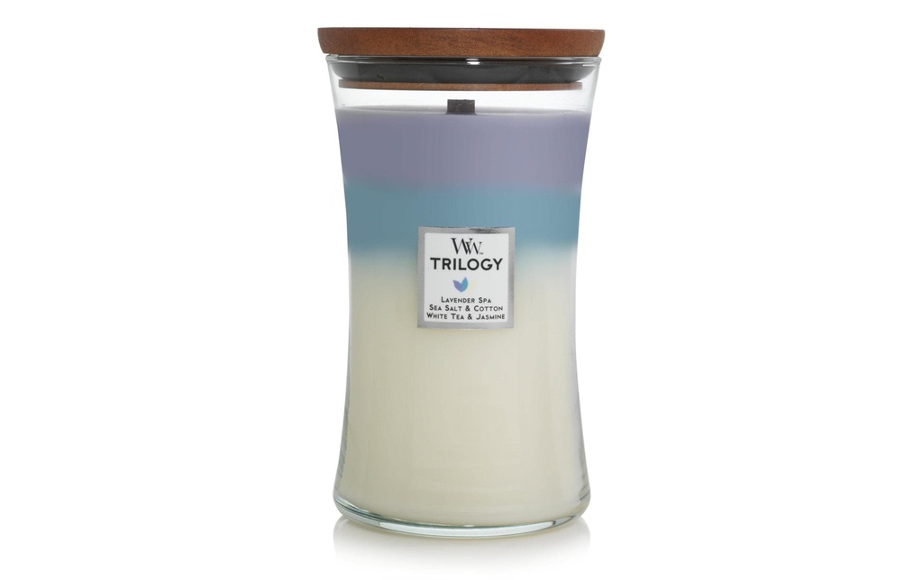 Woodwick Bougie parfumée Trilogy Calming Retreat Large Jar