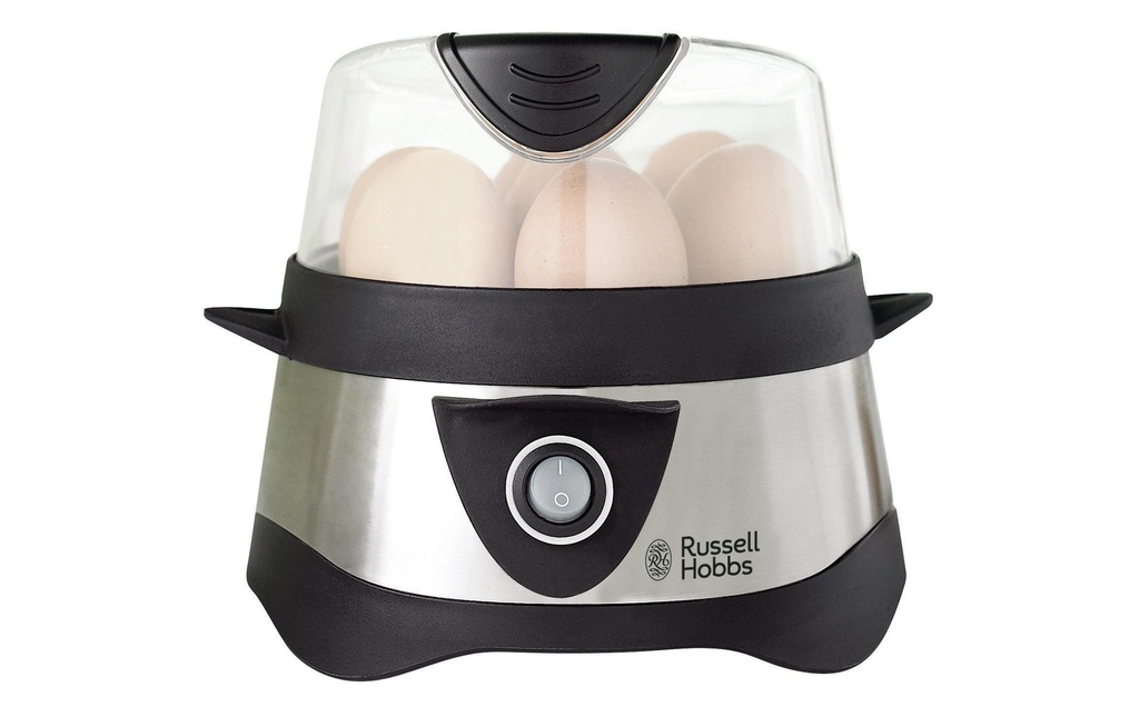 Russell Hobbs Cuiseur à œufs 14048-56 7, Noir/Argenté