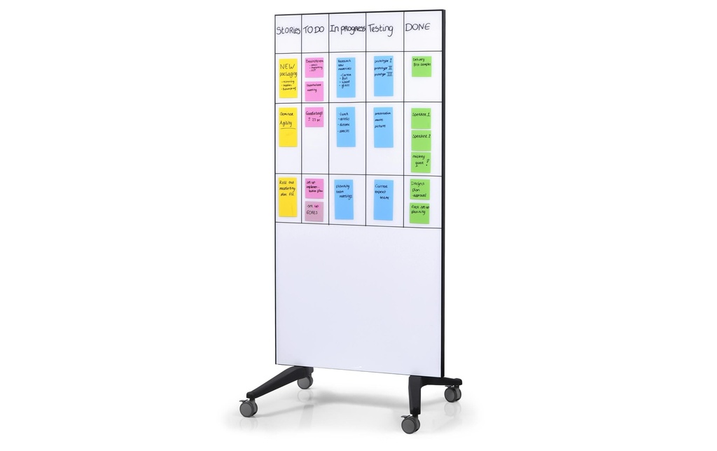 LEGAMASTER Tableau verre Mobile blanc