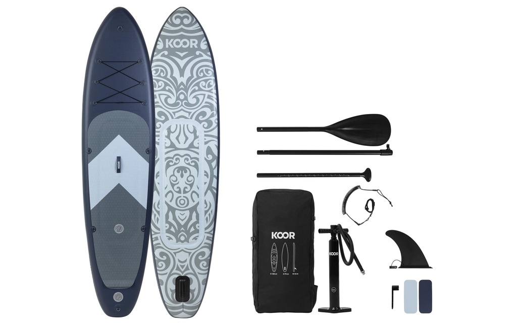 KOOR Planche de SUP Nuusa Allround 10'6 avec système à double chambre