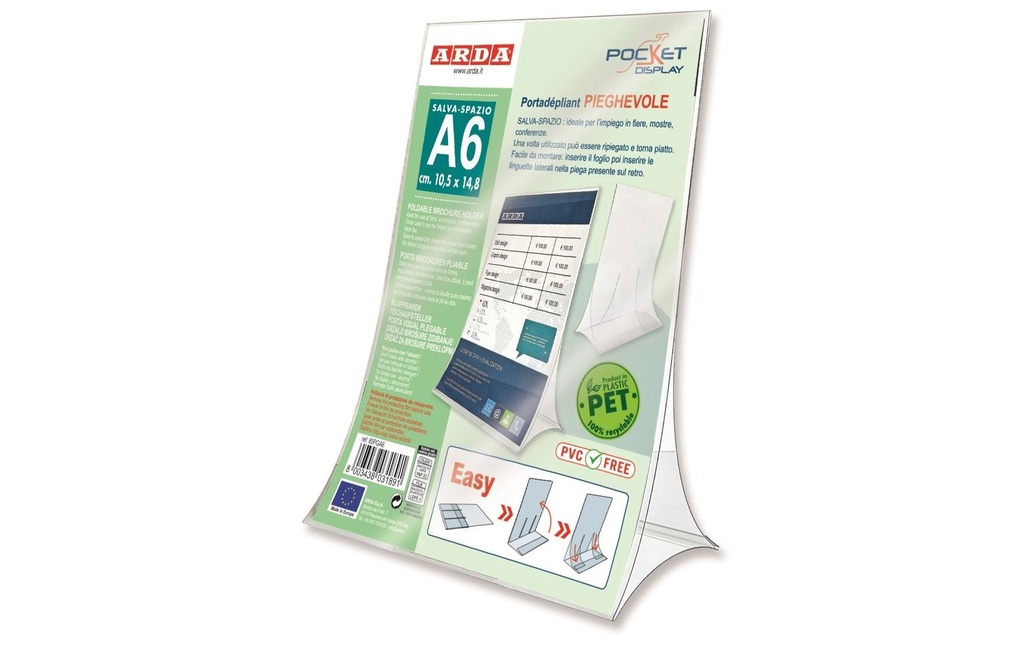 Arda Présentoir de table A6 pliable