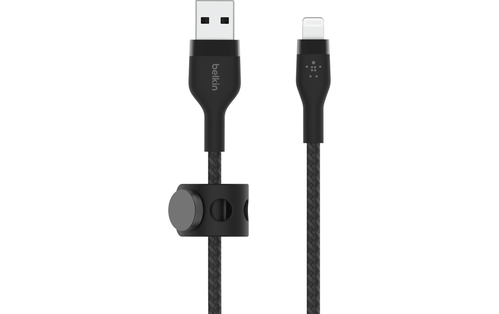 Belkin Câble chargeur USB Boost Charge Pro Flex USB-A - Lightning 1 m