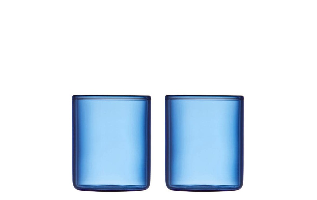 Lyngby Verre à schnaps Torino Bleu, 2 pièces, 5.5 cl