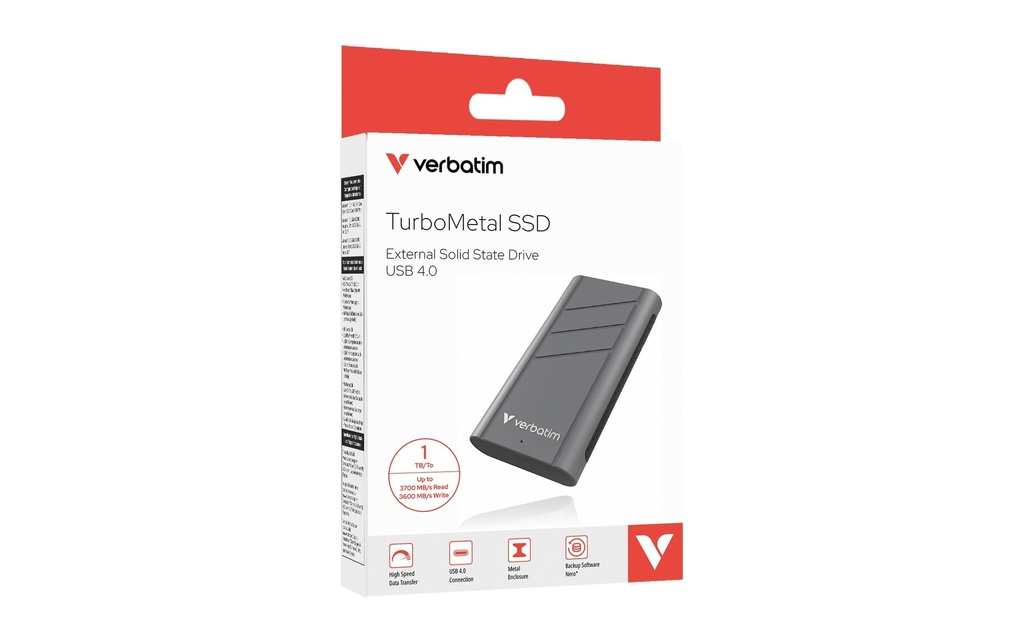 Verbatim SSD externe TurboMetal 1024 GB
