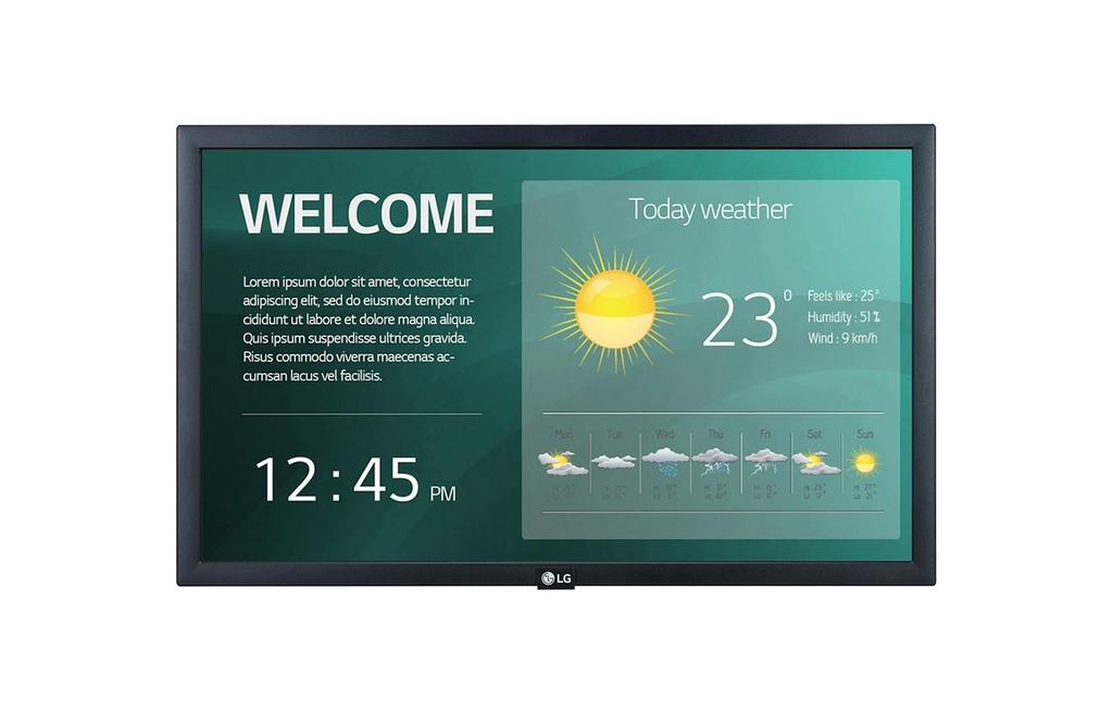 LG Ecran Public 22SM3G 22