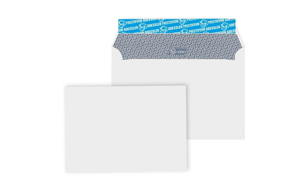 Goessler Enveloppe Prestoferm C6 sans fenêtre, 500 pièces