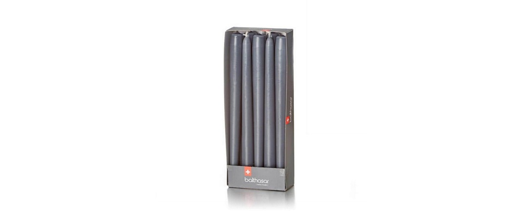 balthasar Bougie Etoile 24 cm x 2.2 cm, Gris, 10 Pièce/s