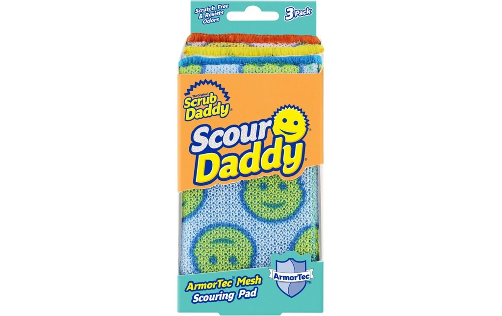 Scrub Daddy Chiffons de nettoyage Scour Daddy Paquet de 3