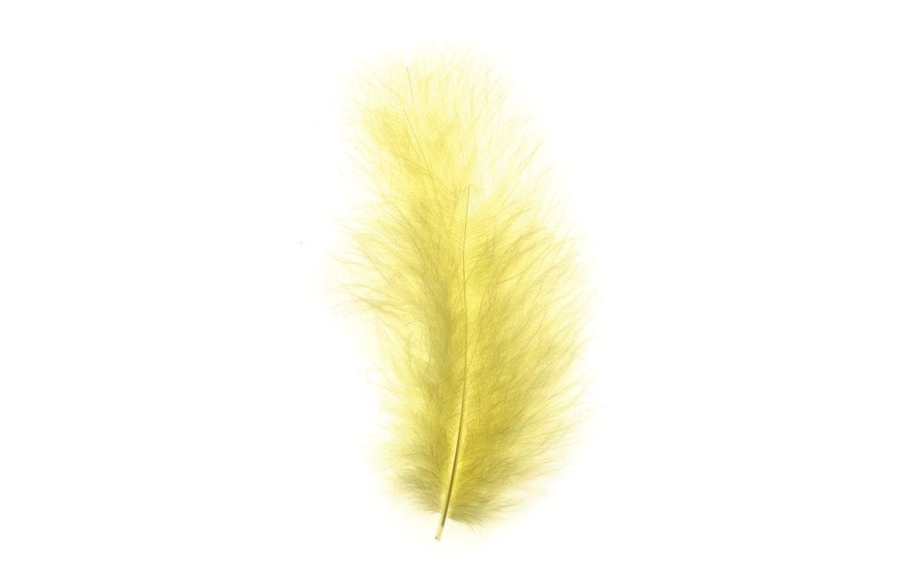 Glorex Plumes Marabu Jaune
