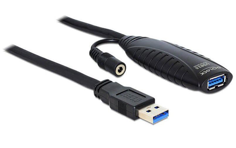 Delock Câble de prolongation USB 3.0 USB-A - USB-A/Spécial 10 m