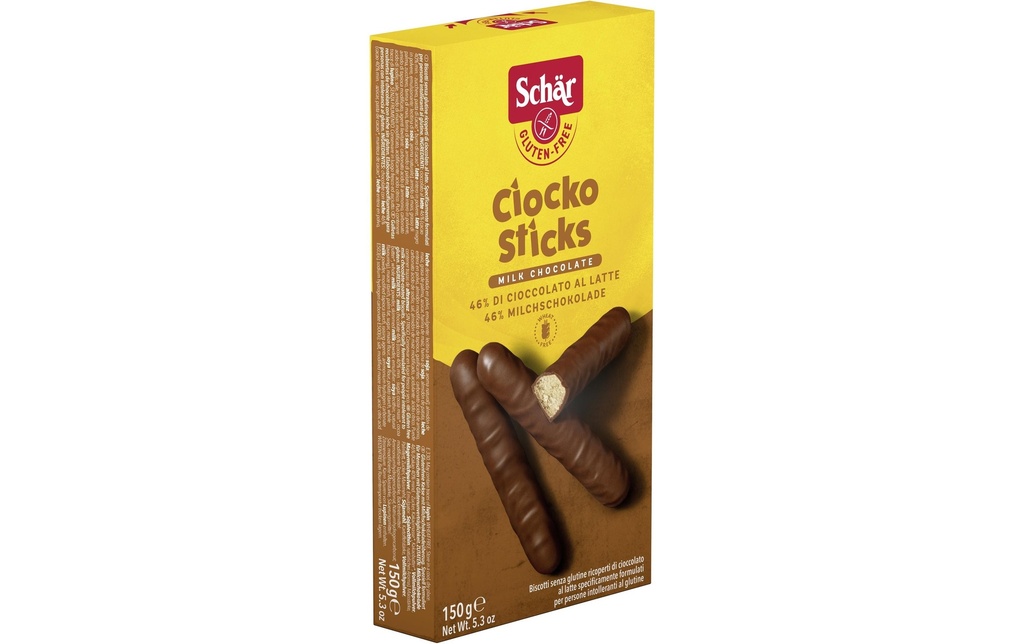 Dr.Schär Barre Ciocko Sticks sans gluten 150 g