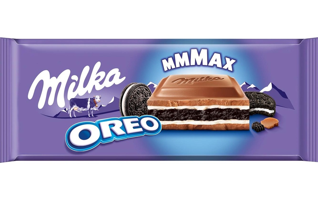 Milka Tablette de chocolat Mmmax Oreo 300 g