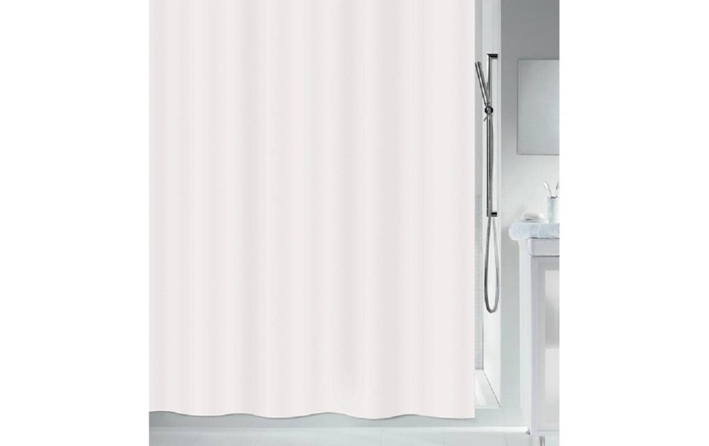 MSV Rideau de douche Romana 180 x 180 cm, Blanc