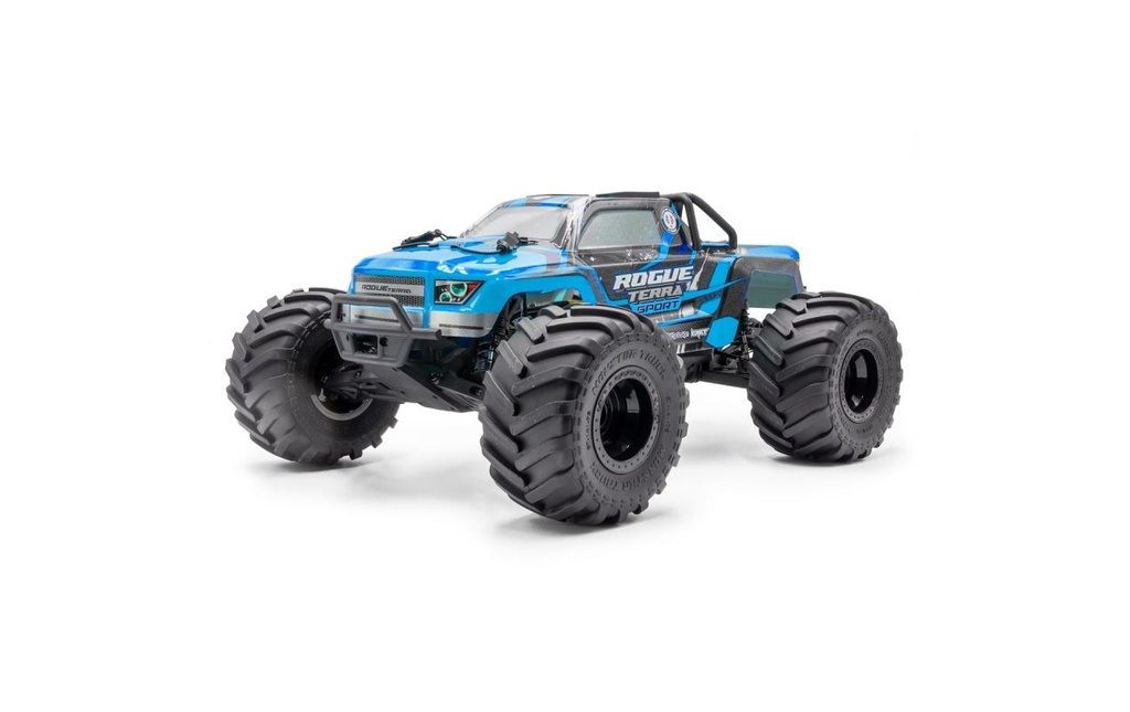 Hobbytech Monster Truck Rogue Terra Brushless Bleu, ARTR, 1:10