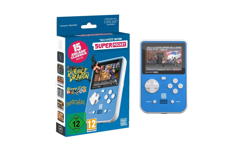 Blaze Console de jeu Evercade Technos Super Pocket (Boîte)