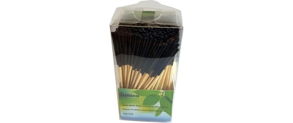 Haushaltsware Pearl Piques décoratifs 500 Pièce/s Noir/Brun