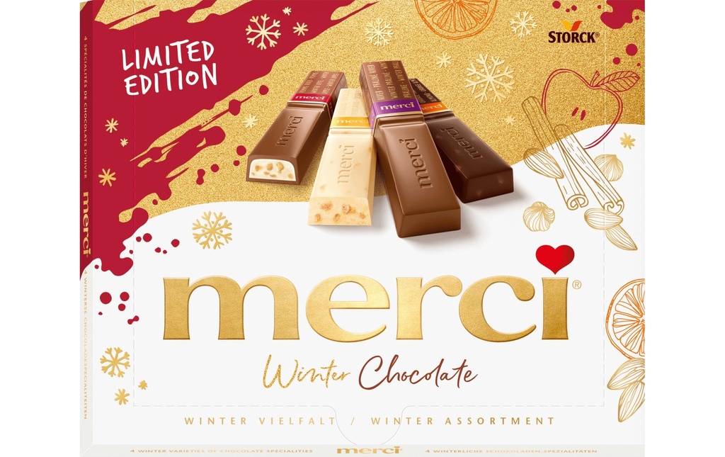 Storck Pralines Merci Finest Selection Winter Chocolate 250 g