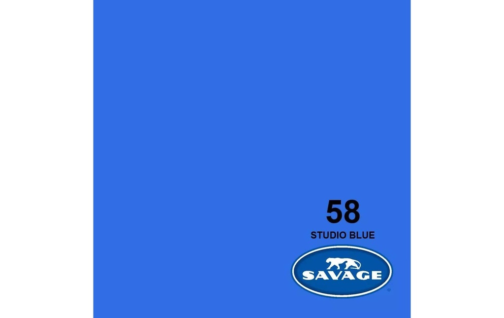 Savage Fond papier 1.35 x 11 m Studio Blue