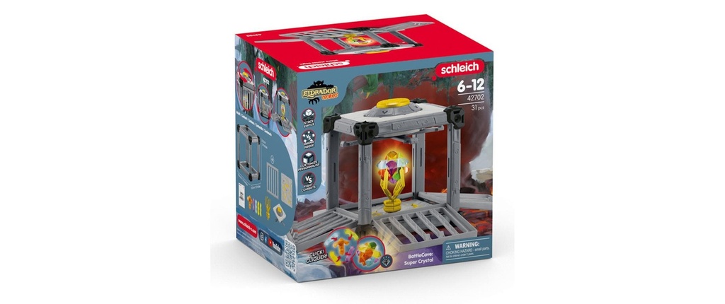Schleich Ensemble de pions Supercristaux BattleCave