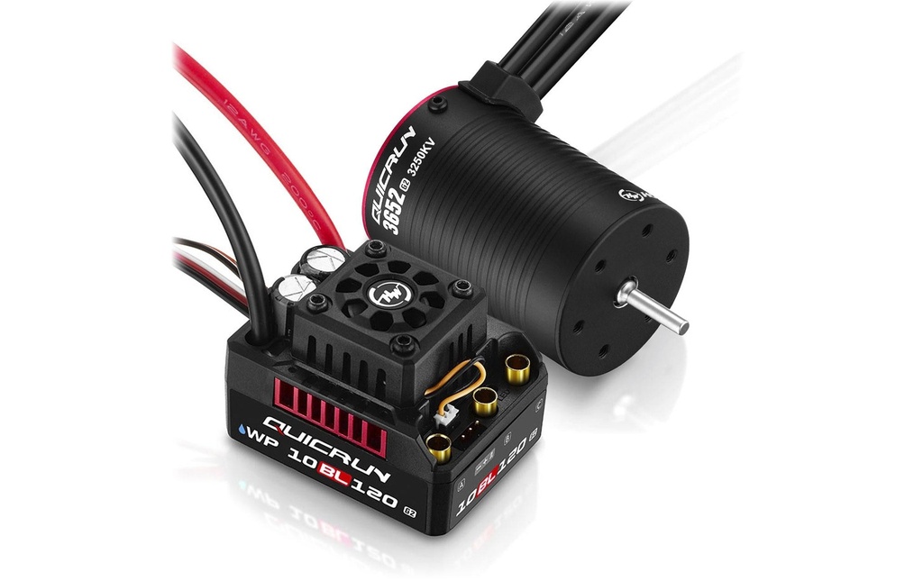 Hobbywing Kits d’entraînement sans brosse WP 10BL120 G2 3660SL-3250KV Combo 1:10