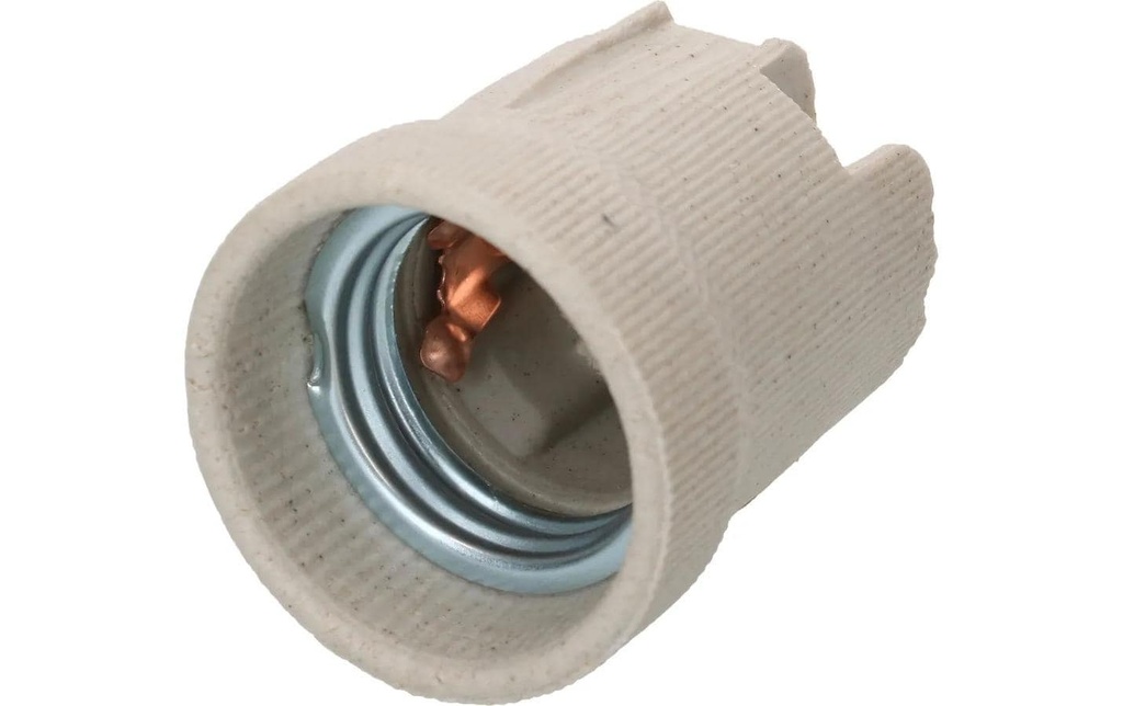 Max Hauri Douille de lampe E27 5kV, M4 Trous de passage
