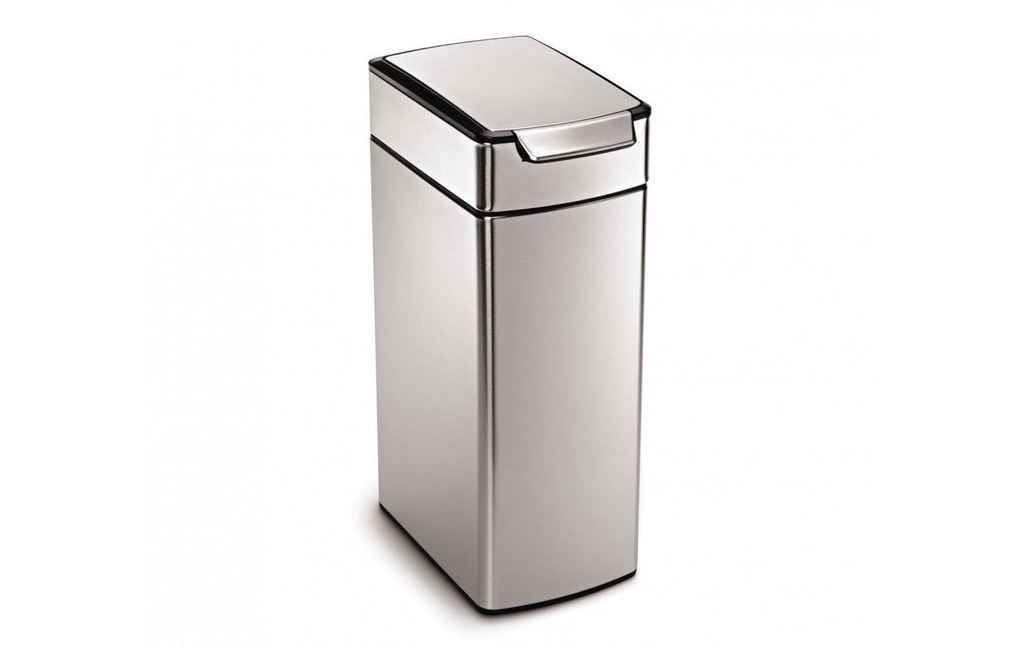 Simplehuman Poubelle touch Touch bar CW2016 40 l, Argenté