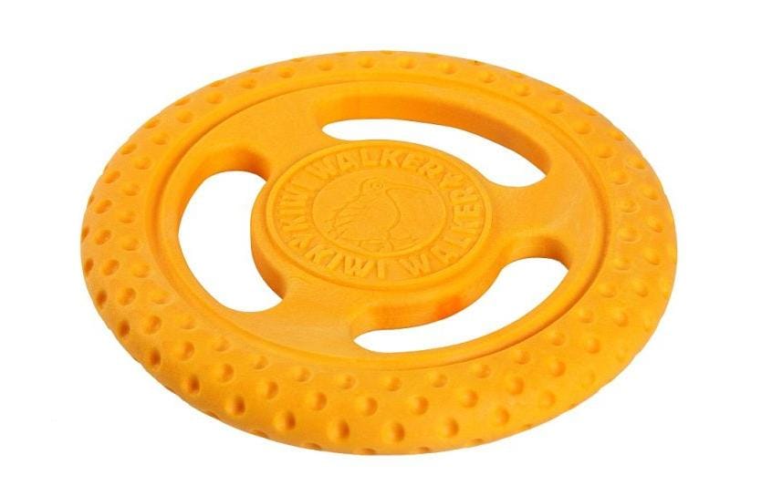 KIWI WALKER Disque d'entraînement pour chien Frisbee orange, M, Ø 22 cm