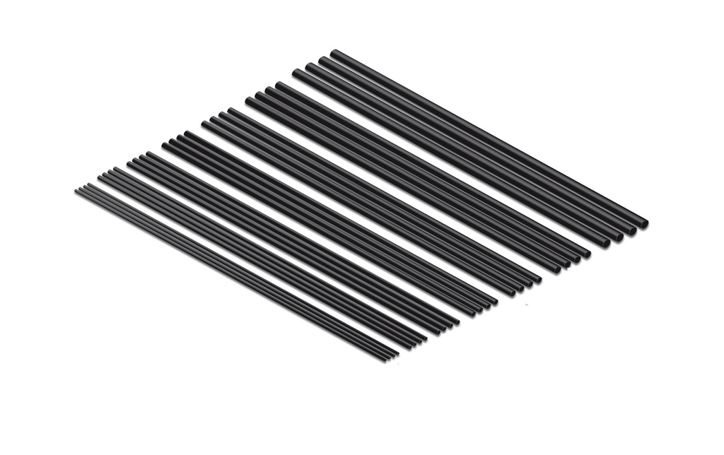 Delock Gaine thermorétractable Série de 28, 20 cm Noir