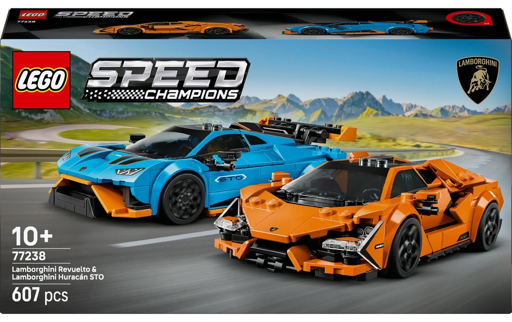 LEGO® Speed Champions Lamborghini Revuelto et Huracán STO 77238