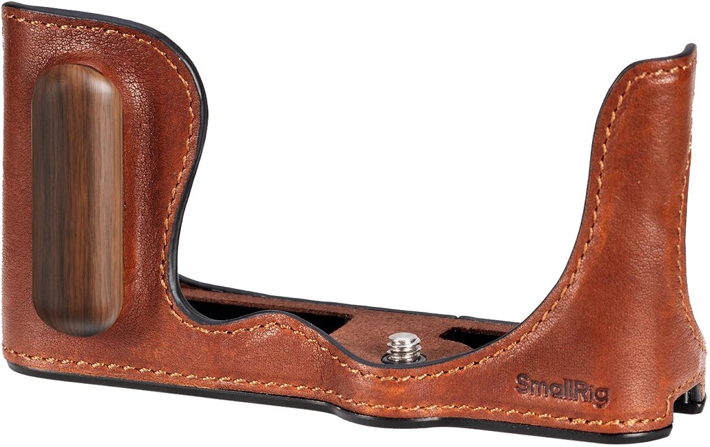 Smallrig Etui semi-cuir pour Panasonic LUMIX S9 Brun