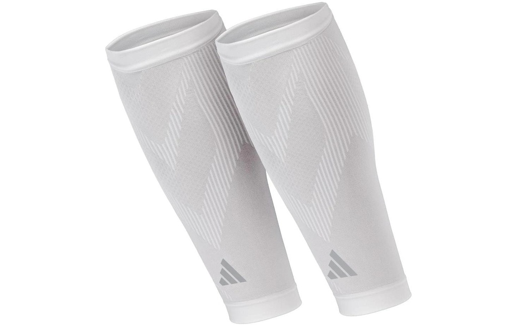 adidas Compression Calf Sleeves Blanc, S-M