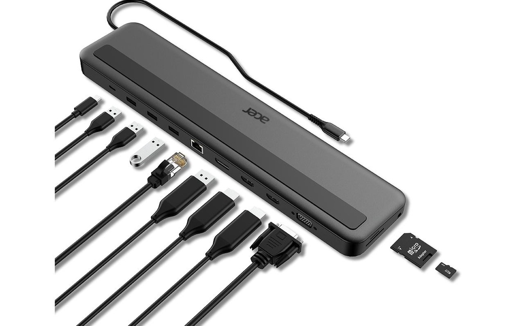 Acer Station d'accueil USB-C 13-in-1 Triple Display Dock