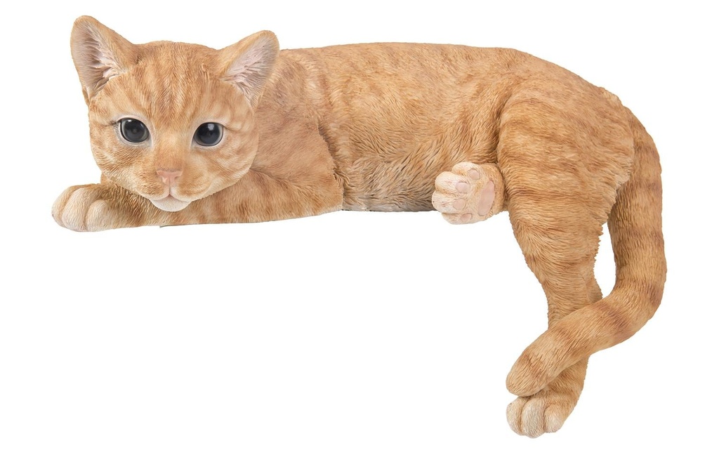 Vivid Arts Figure décorative Chat Ginger couché