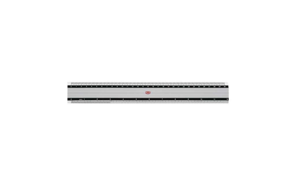 M+R Règle Échelle Aluminium 30 cm