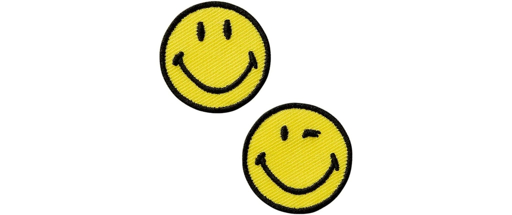 Mono-Quick Image thermocollante Smiley classique 2 Pièce/s