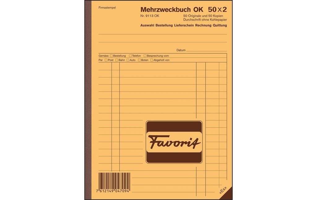 FAVORIT Livre usage multip. A5 50x2 OK (50 pces)