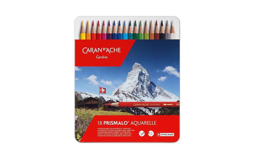CARAN D'ACHE Crayons de coul.Prismalo 18pce (18 pces)