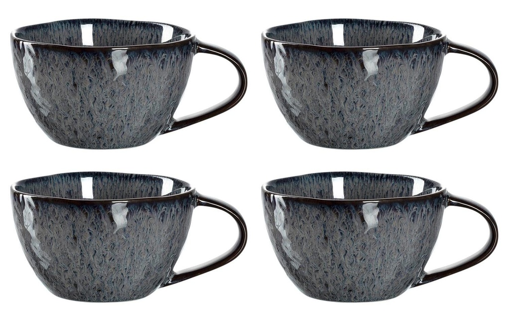 LEONARDO Tasse à café Matera 290 ml, 4 Pièce/s, Anthracite