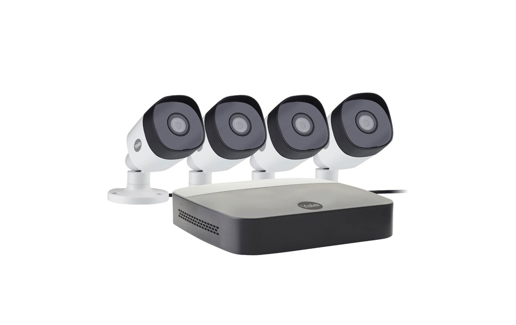 Yale Kits de surveillance Kit de caméra CCTV d'extérieur, 4 pièces