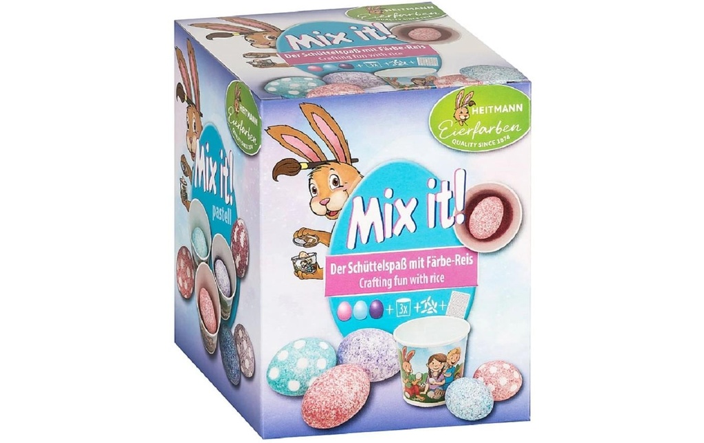 Brauns Heitmann Peintures à œufs Mix it pastel 1 Pièce/s, Multicolore
