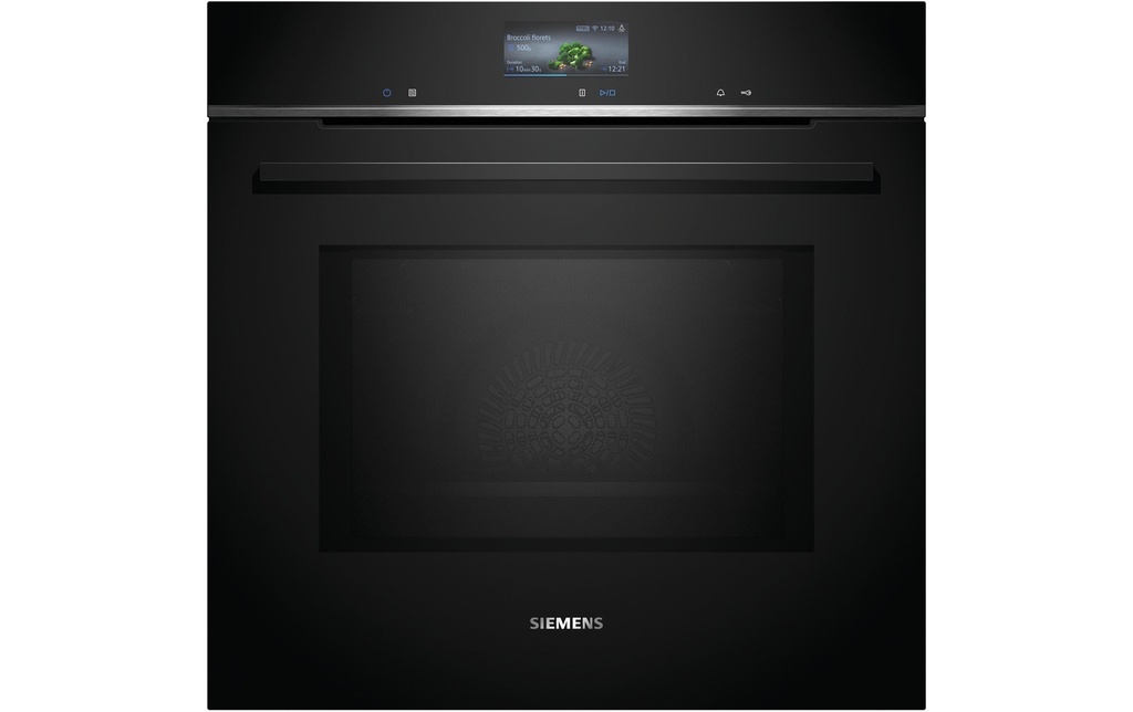 Siemens Fours encastrés avec micro-ondes iQ700 HM736G1B1C Noir