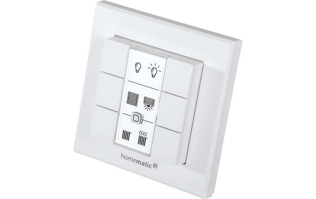 Homematic IP Smart Home Émetteur radio mural 6 fois