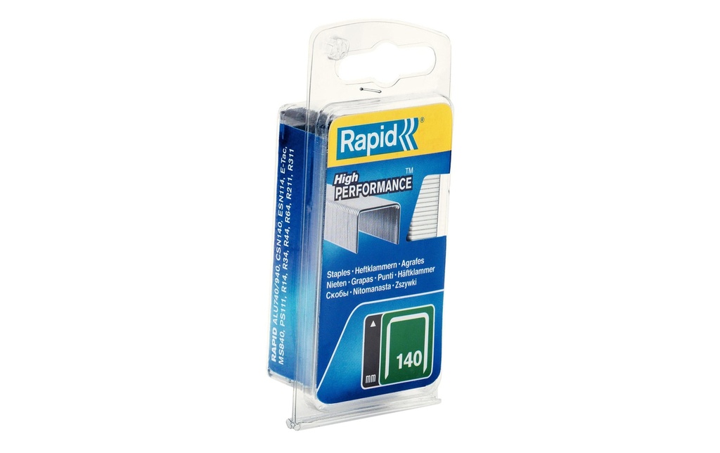 Rapid Agrafes fil fin Typ 140, 14 mm 650 pièces