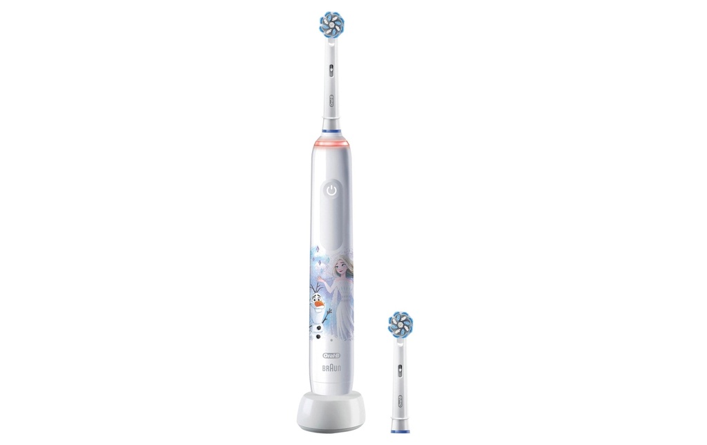 Oral-B Brosse à dents rotative Junior Pro Frozen Blanc