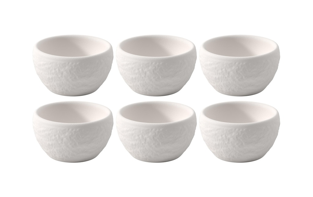 Villeroy & Boch Coquetier Manufacture 6 pièces, Blanc