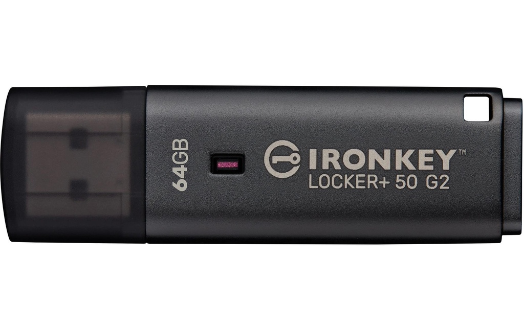 Kingston Clé USB IronKey Locker+ 50 G2 64 GB