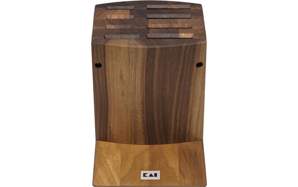 Kai Bloc de couteaux Noyer