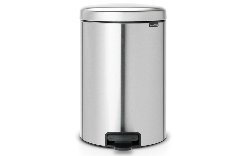 Brabantia Poubelle à pédale NewIcon 20 l, Matt Steel